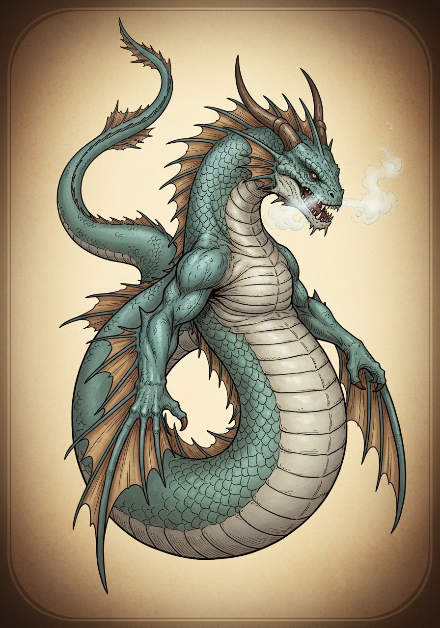Brinemaw Wyrm — portrait.