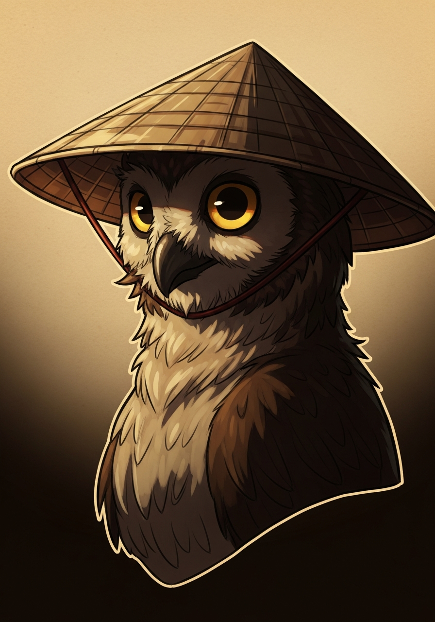Earthwing the Owlin — portrait.