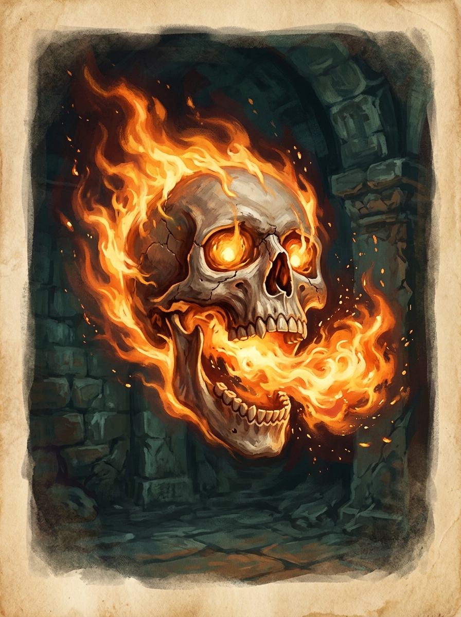 Portrait of Flameskull.