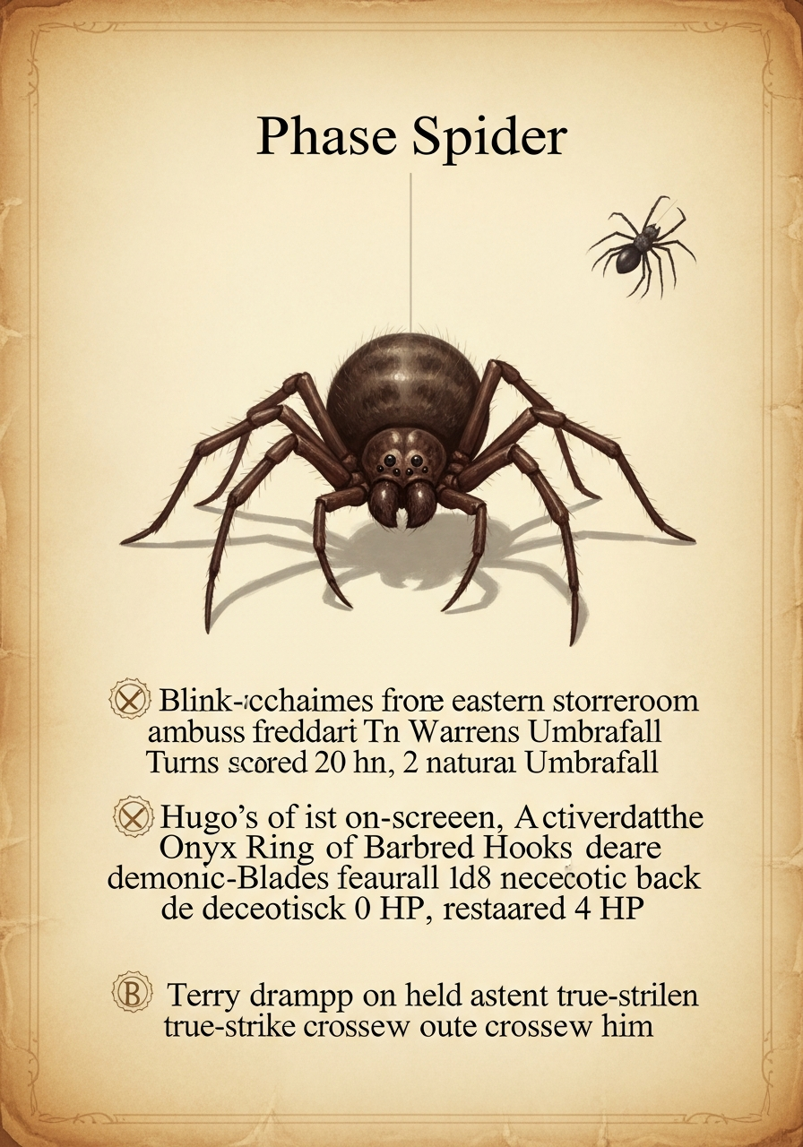 Phase Spider — portrait.