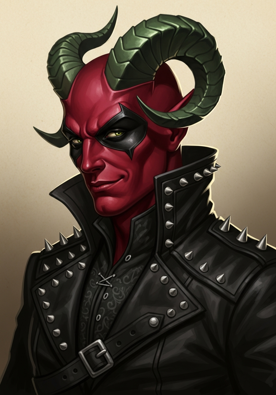 The Black Mask — portrait.