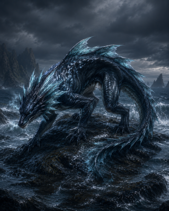Water wolves — portrait.