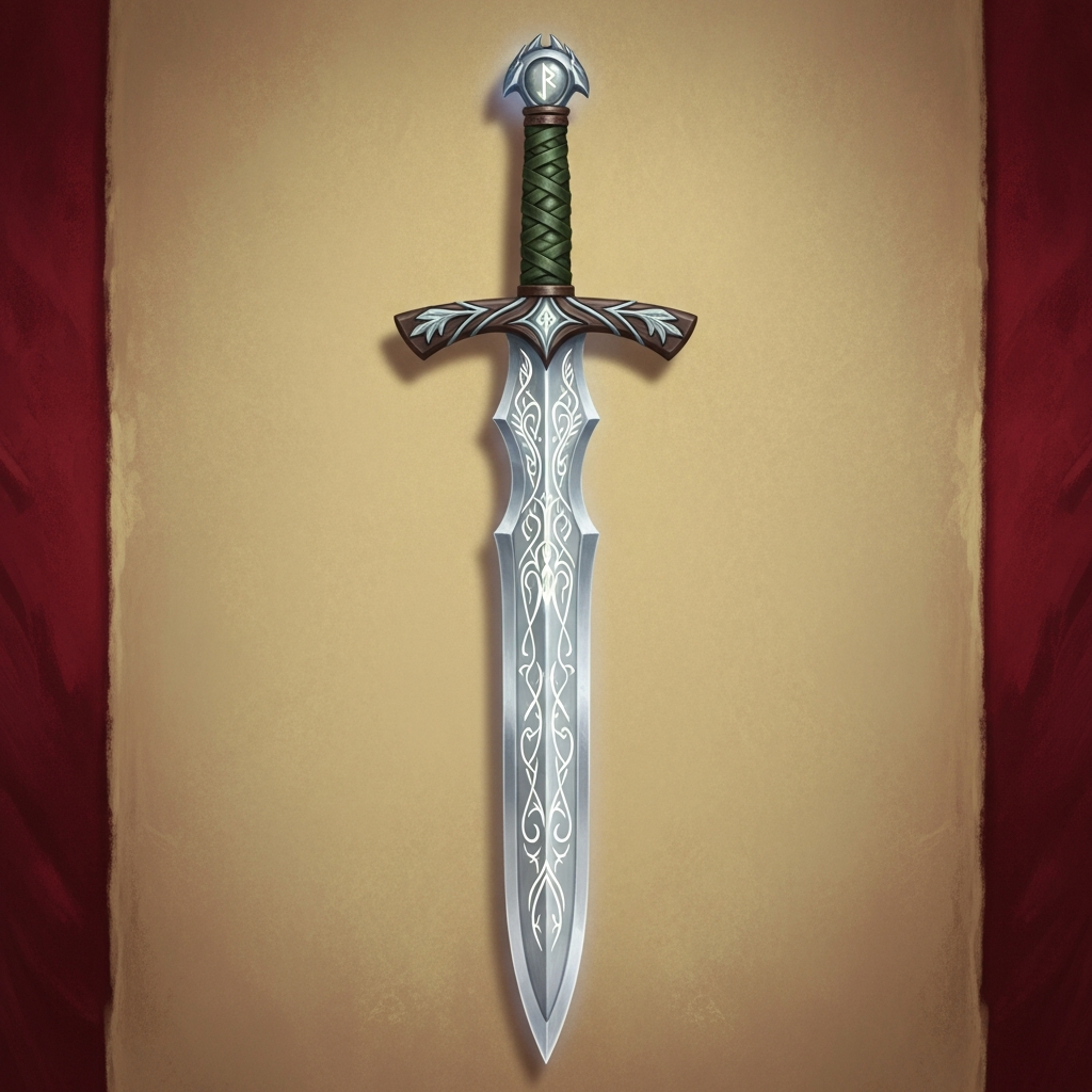 Dragonslayer Longsword — Longsword (rare, enchantment school) portrait