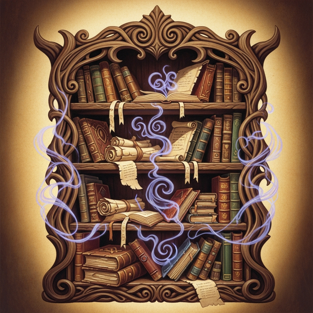 Mind-Control Bookshelf — portrait.