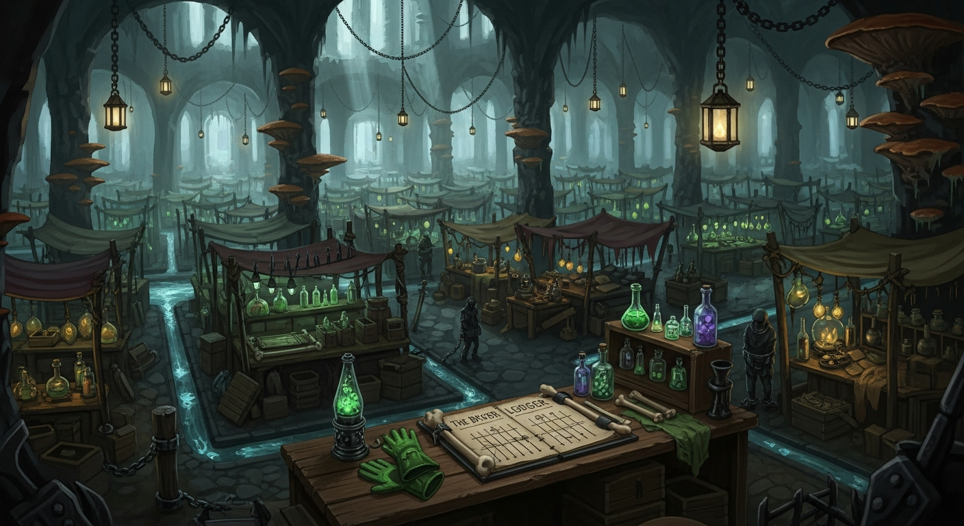 Black Hollow Market — portrait.