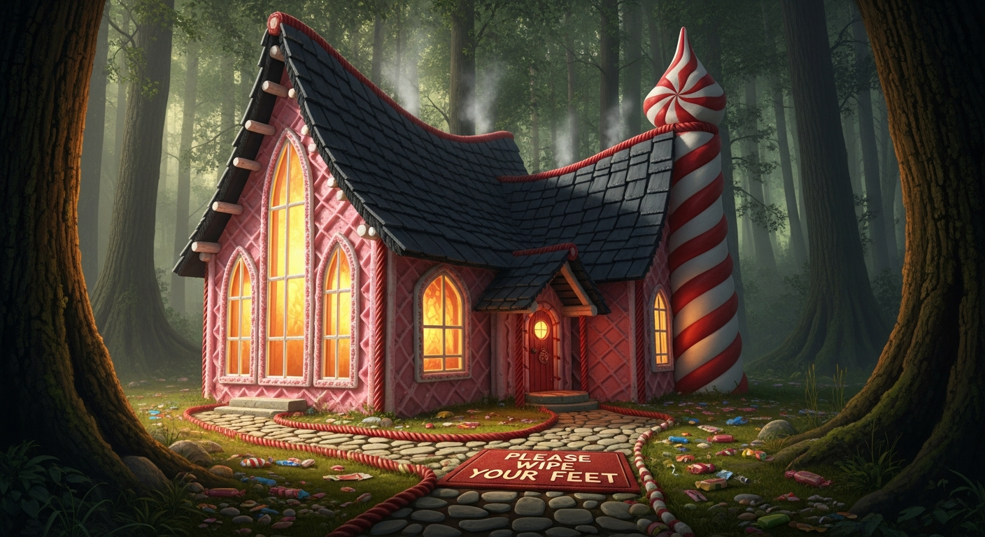 Candy Cottage — portrait.