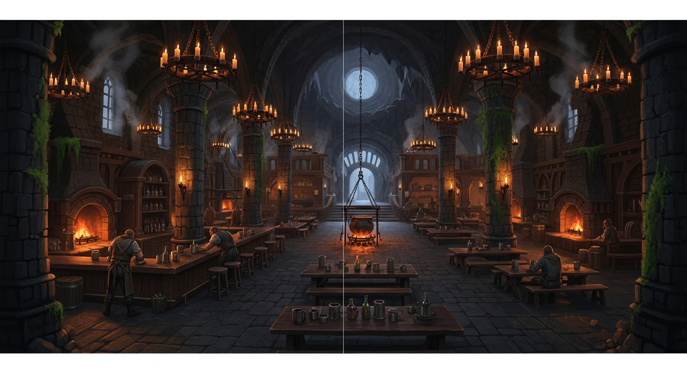 Hollow Hall Tavern — portrait.