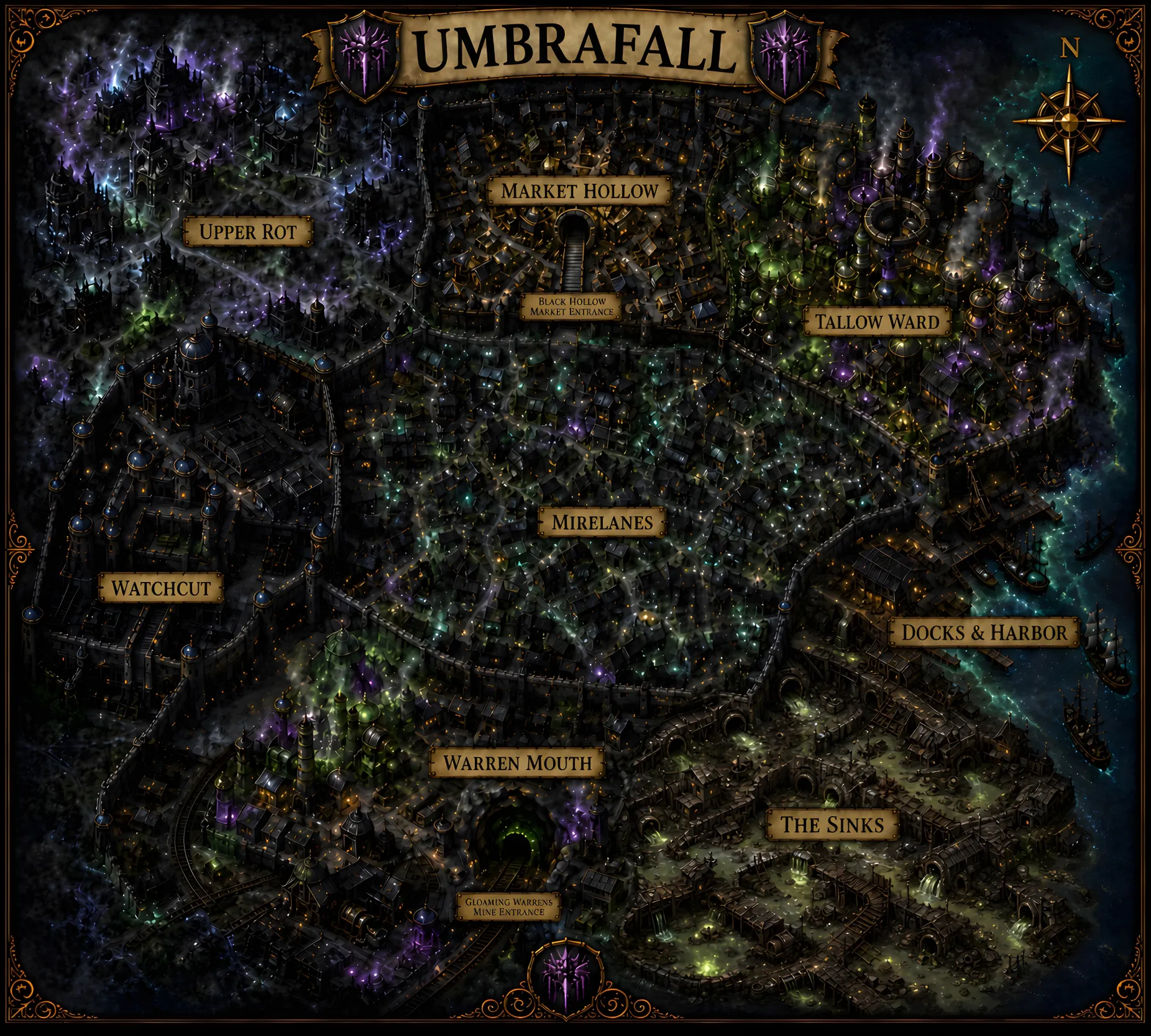 Map of Umbrafall